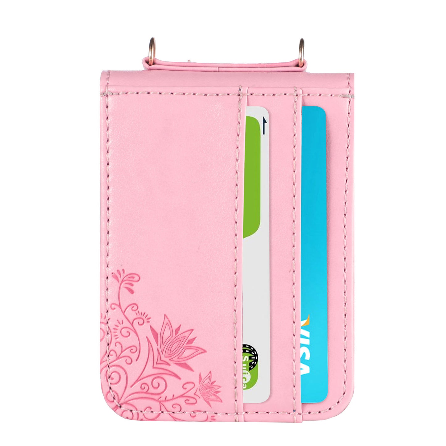Samsung Galaxy Folding Z Flip3 Embossed Wallet Card Protective Faux Leather Case – Premium Quality and Stylish Design - CALCUMART