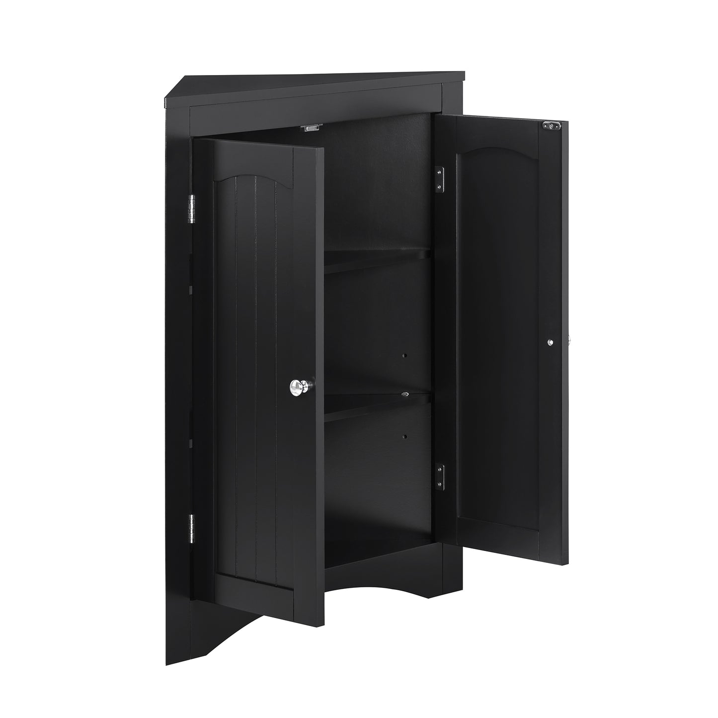 Multifunctional Sideboard Corner Cabinet w/Doors & Shelves for Bathroom, Kitchen, & Living Room - CALCUMART