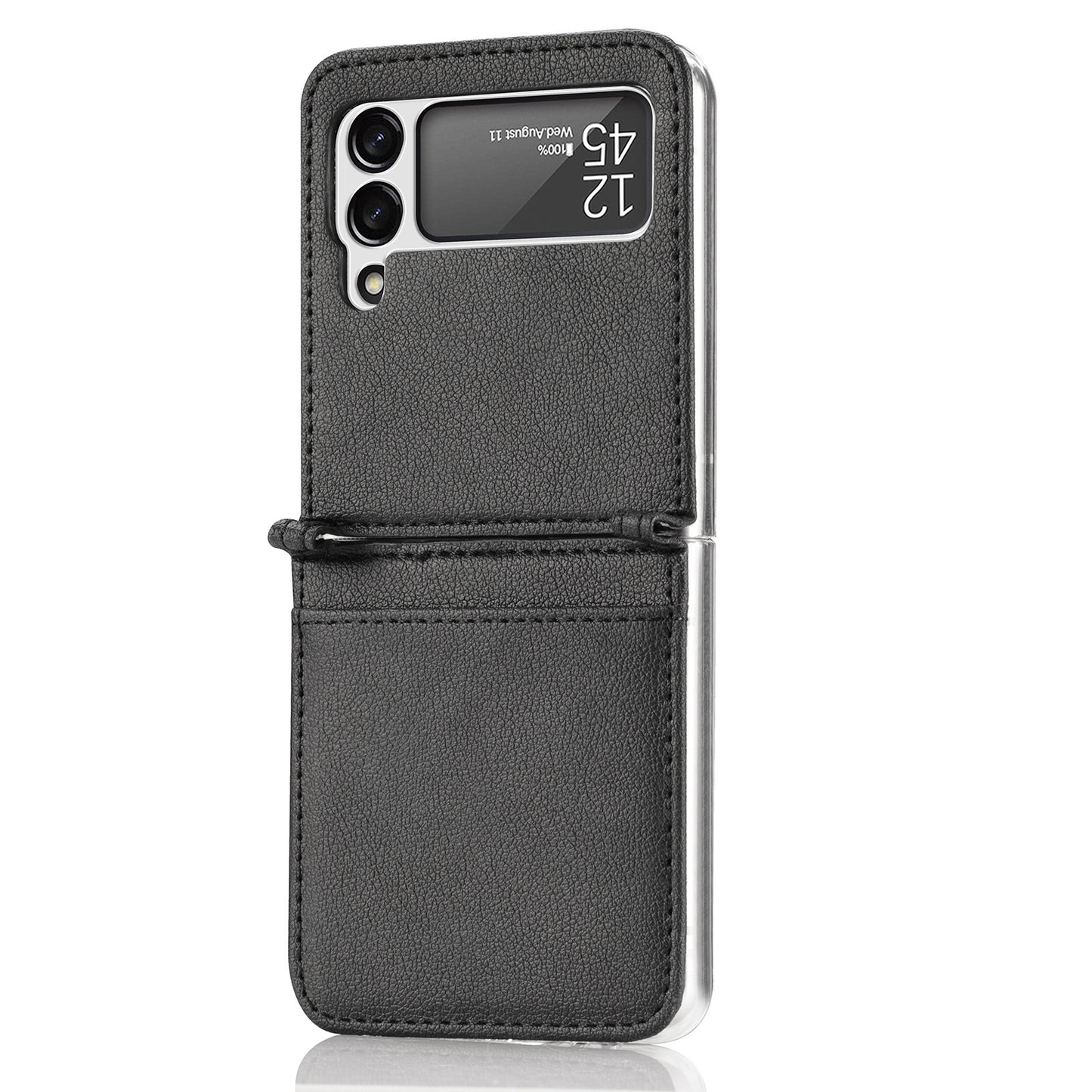 Stylish All-Inclusive Card Faux Leather Phone Case for SG Z Flip3 - CALCUMART