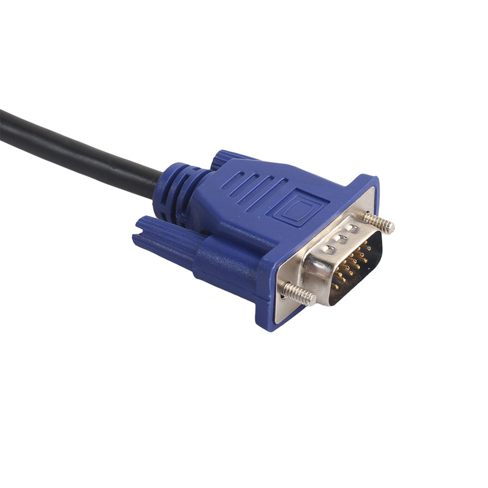 Computer Monitor VGA Extension Cable (1.5m/3m/5m) - Male to Male (HD 15 Pin) - CALCUMART