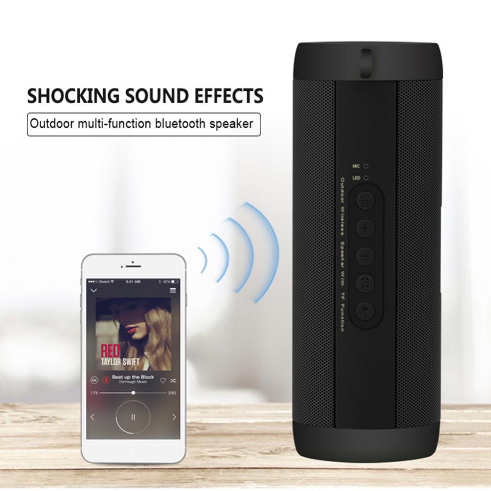 T2 Waterproof Outdoor Bluetooth Speaker with Emergency Flashlight - CALCUMART