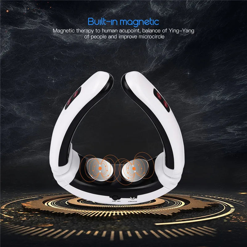 Electric Pulse Back & Neck Massager - CALCUMART