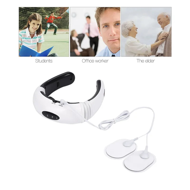 Electric Pulse Back & Neck Massager - CALCUMART