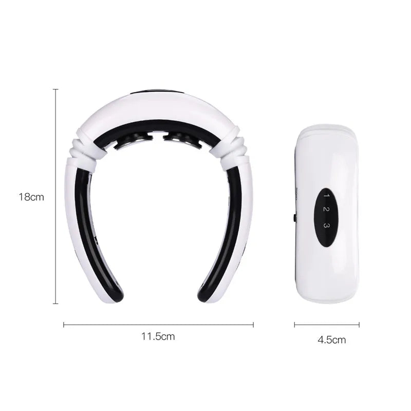 Electric Pulse Back & Neck Massager - CALCUMART