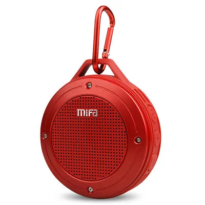 Title: MIFA F10 Shock-Resistant Outdoor Wireless Bluetooth Stereo Speaker with Built-In Mic, IPX6 Waterproof Rating, and Enhanced Bass - CALCUMART