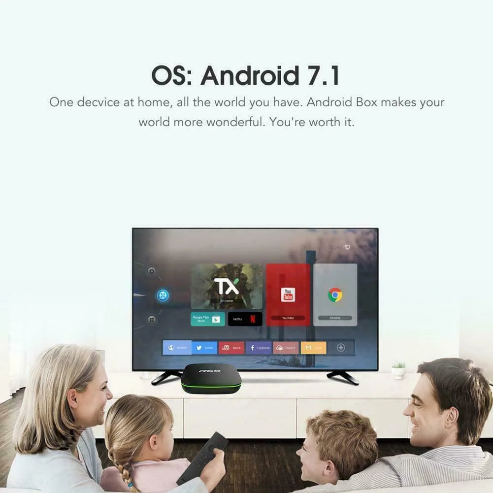 R69 Smart Android 7.1 TV Media Player - CALCUMART