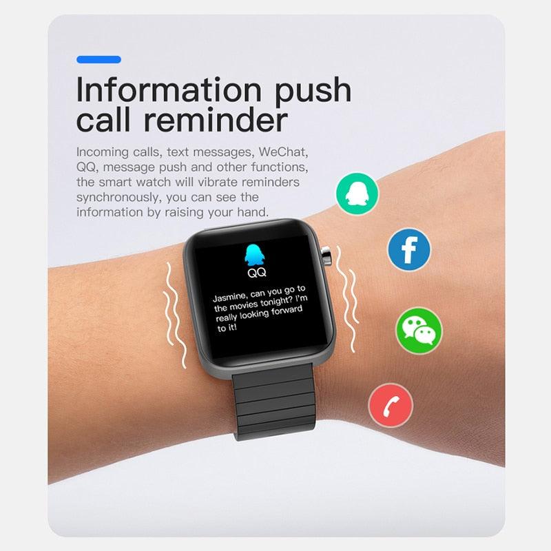 T68 Smart Watch: Body Temperature, Heart Rate, Blood Pressure, Oxygen Monitoring, Fitness Tracker - CALCUMART
