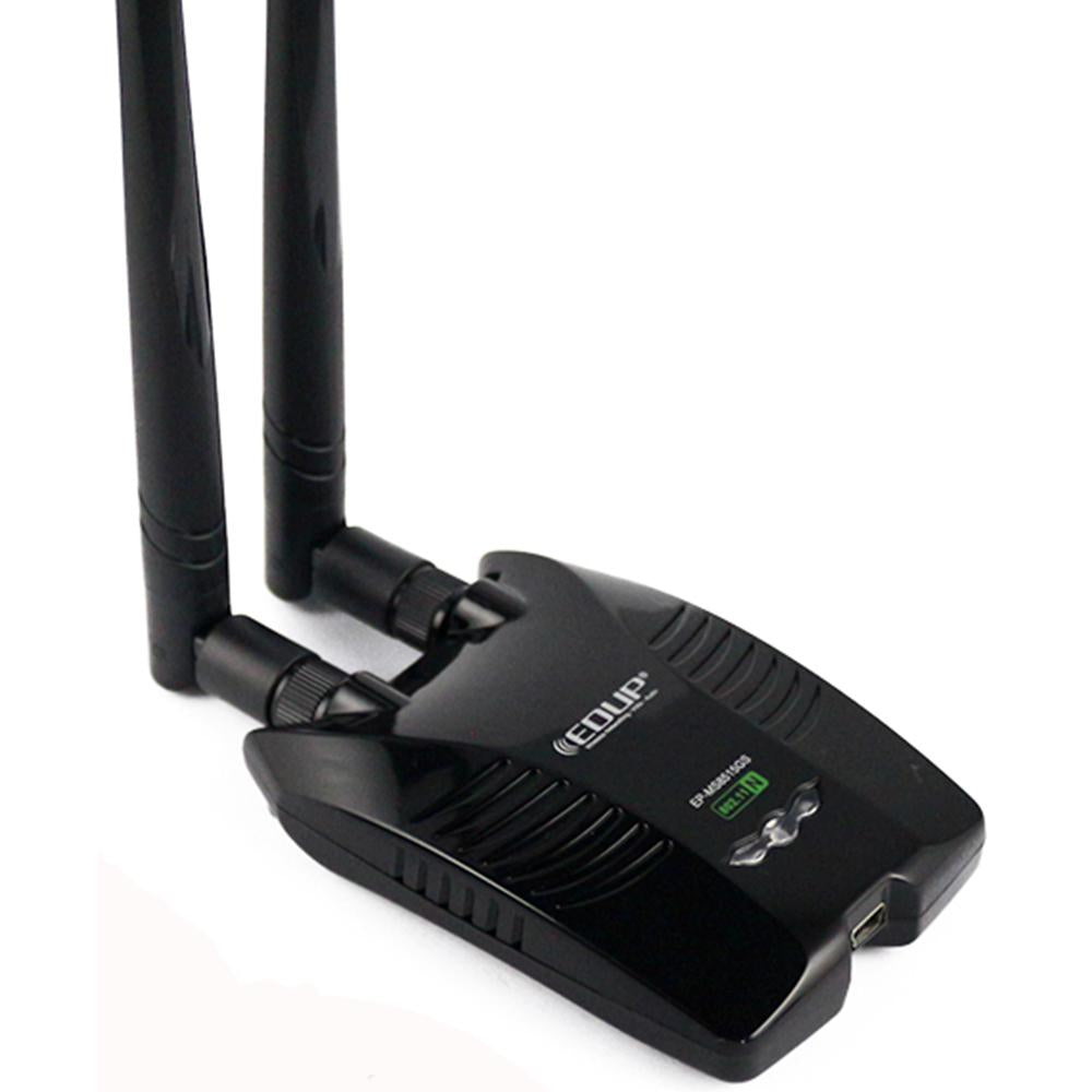 EDUP Ralink RT3070L High Gain Wireless USB Wi-Fi Adapter with 2x5dBi Antennas - Long Range 150Mbps Wi-Fi Receiver for Mac & PC - CALCUMART