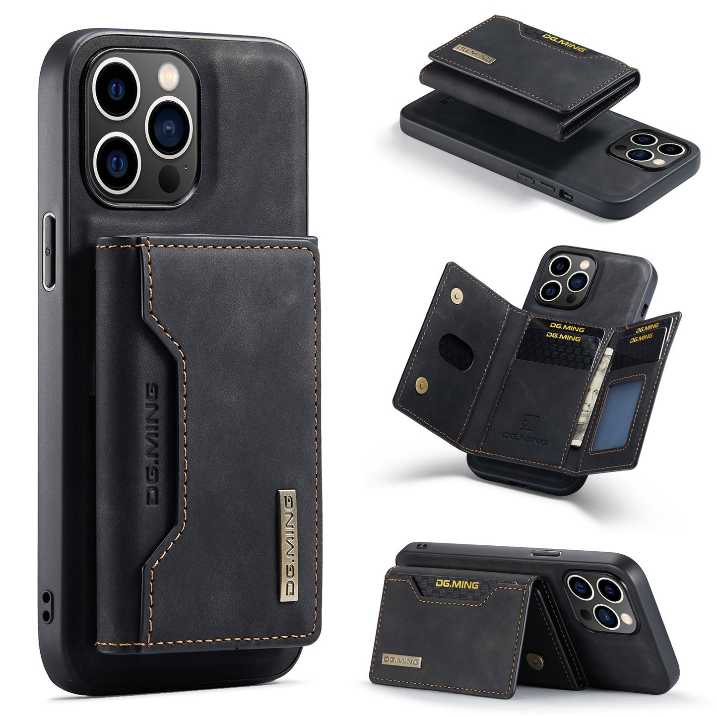 DG.MING M2 Magnetic Card Case - iPhone X, 11, 12, 13, 14 Pro Max Magnetic Protective Cover - CALCUMART
