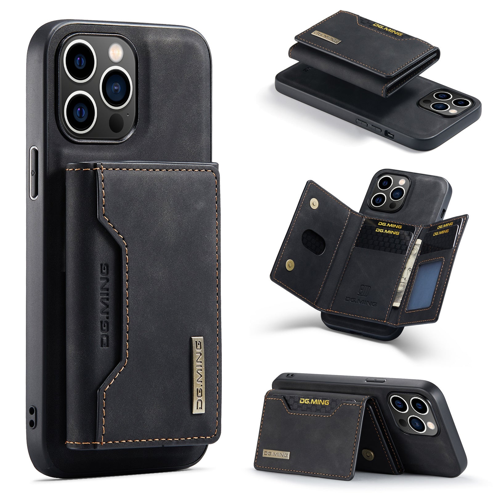 DG.MING M2 Magnetic Card Case - iPhone X, 11, 12, 13, 14 Pro Max Magnetic Protective Cover - CALCUMART
