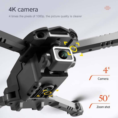 S128 Three-Sided Obstacle Avoidance Drone - 4K Dual Camera HD Aerial Photography Quadcopter with Mini Fixed Height and Remote Control [FREE SHIPPING] - CALCUMART