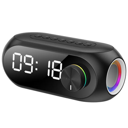 S8 RGB Wireless Bluetooth Mirror Speaker with Dual Alarm Clock for Smartphone and Computer - CALCUMART
