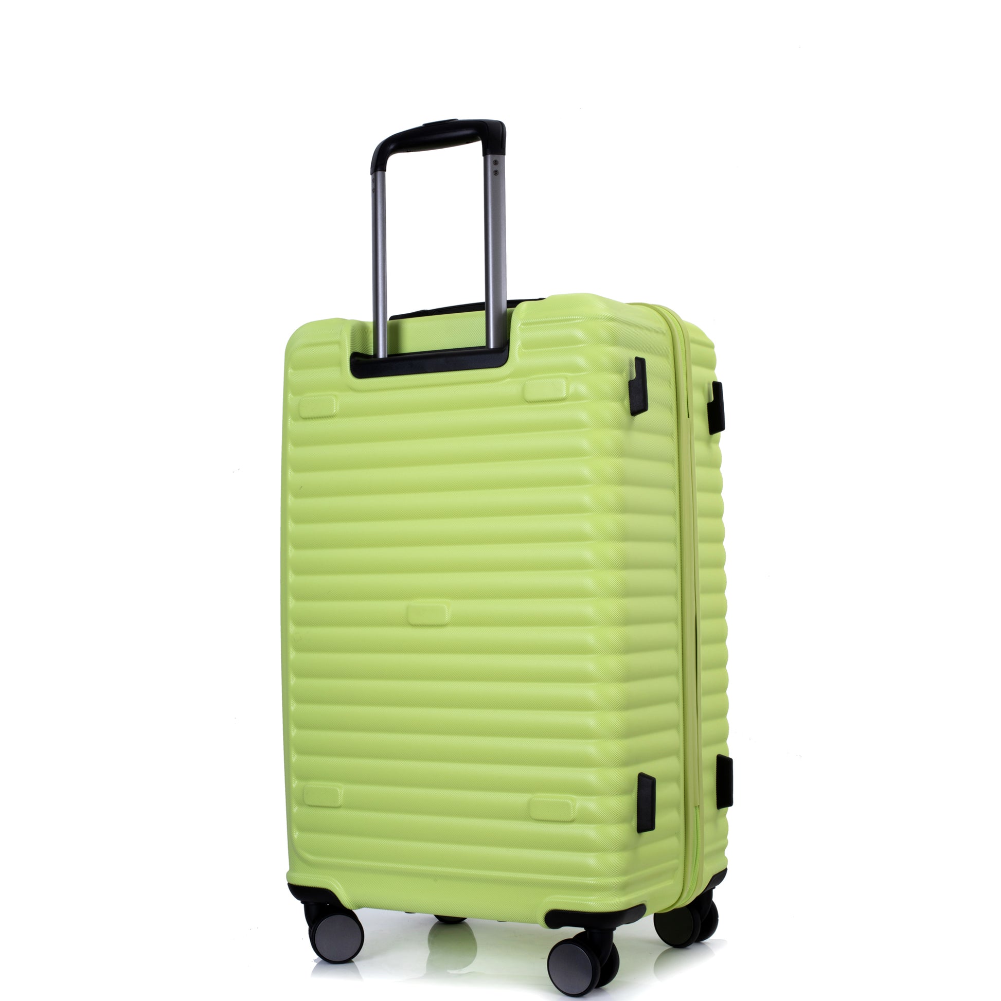 3-Piece Luggage Set — PC+ABS, 360-Degree Spinner Wheels, TSA Lock, Light Green (20"/24"/28") - CALCUMART