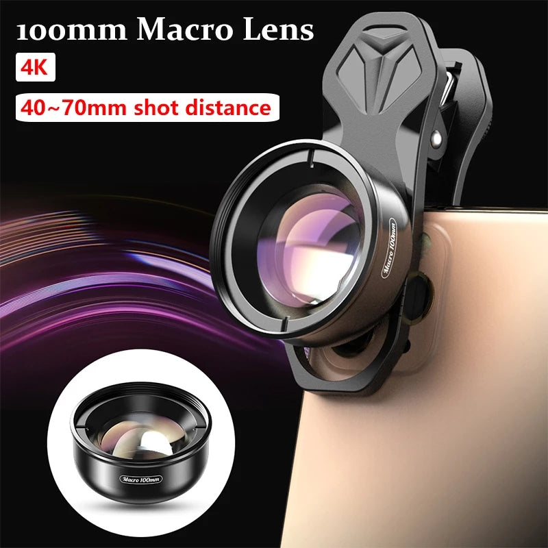 HD Macro Flower Jewelry Lens - Wide Angle Fisheye External Mobile Phone Lens - CALCUMART