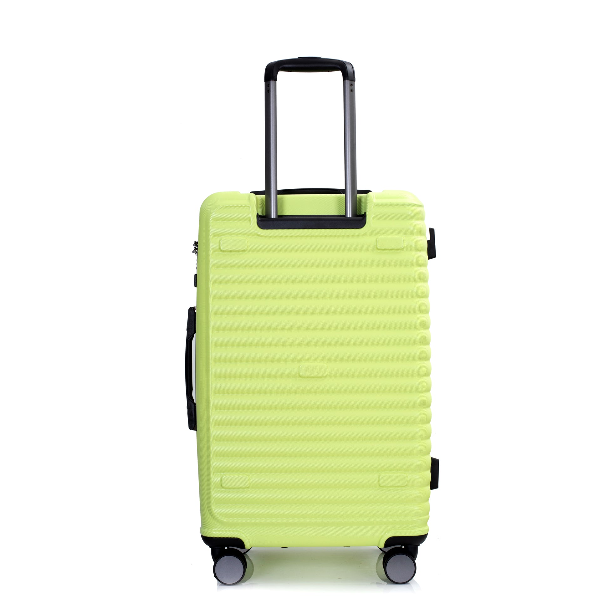 3-Piece Luggage Set — PC+ABS, 360-Degree Spinner Wheels, TSA Lock, Light Green (20"/24"/28") - CALCUMART