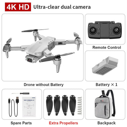 L900 Pro 4K HD Dual Camera Drone with GPS, 5G WiFi FPV, Real-time Transmission, Brushless Motor, and 1.2km RC Distance [FREE SHIPPING] - CALCUMART
