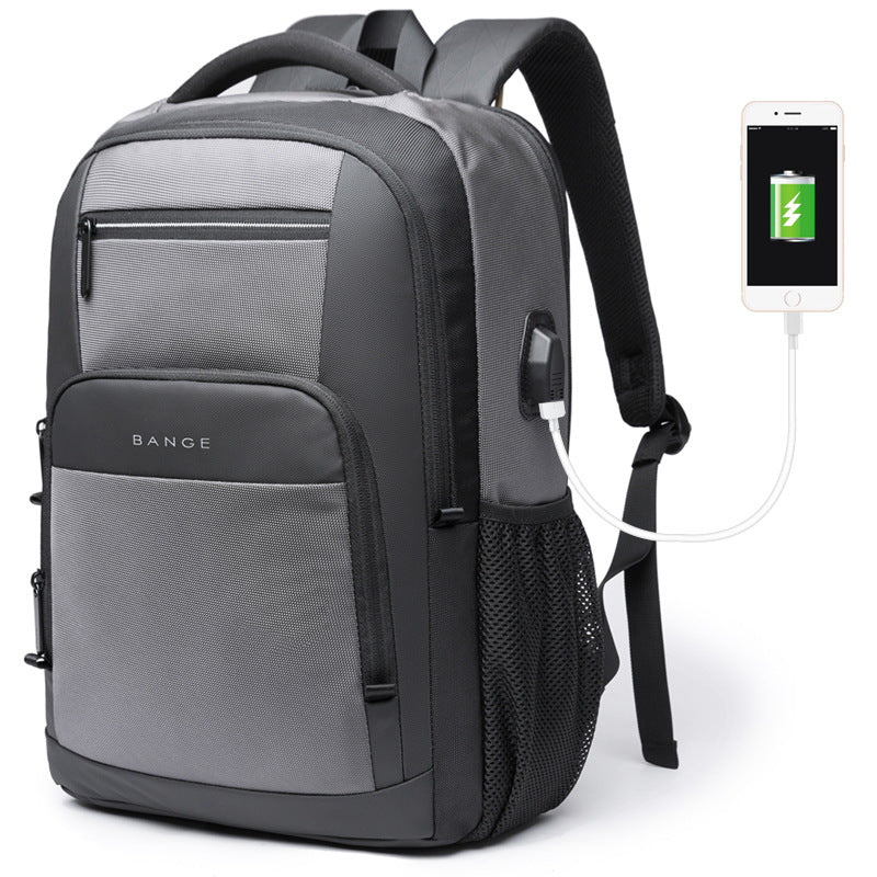 BANGE USB Backpack - Stylish and Functional for Students and Professionals - CALCUMART