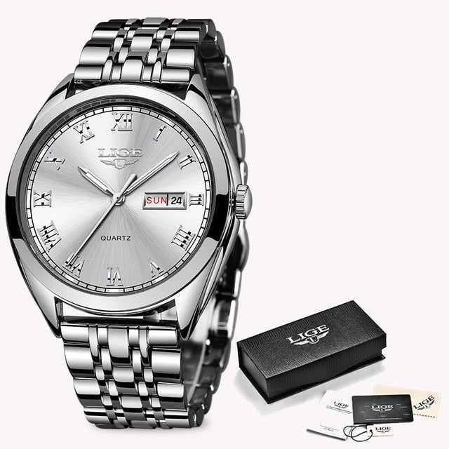 LIGE Rose Gold Business Quartz Women's Watch [FREE SHIPPING] - CALCUMART