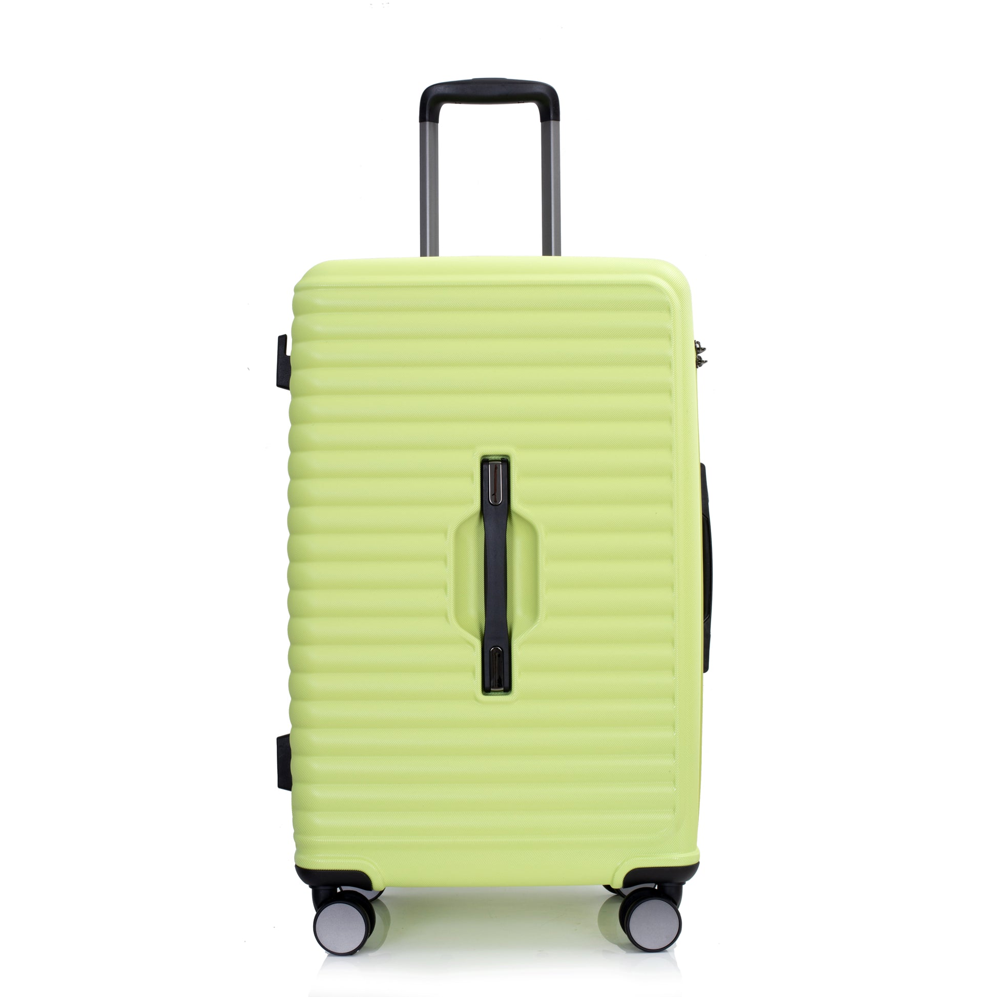 3-Piece Luggage Set — PC+ABS, 360-Degree Spinner Wheels, TSA Lock, Light Green (20"/24"/28") - CALCUMART
