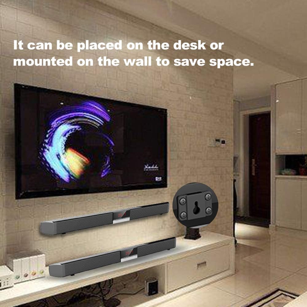 SR100 Plus Bluetooth TV Sound Bar - CALCUMART