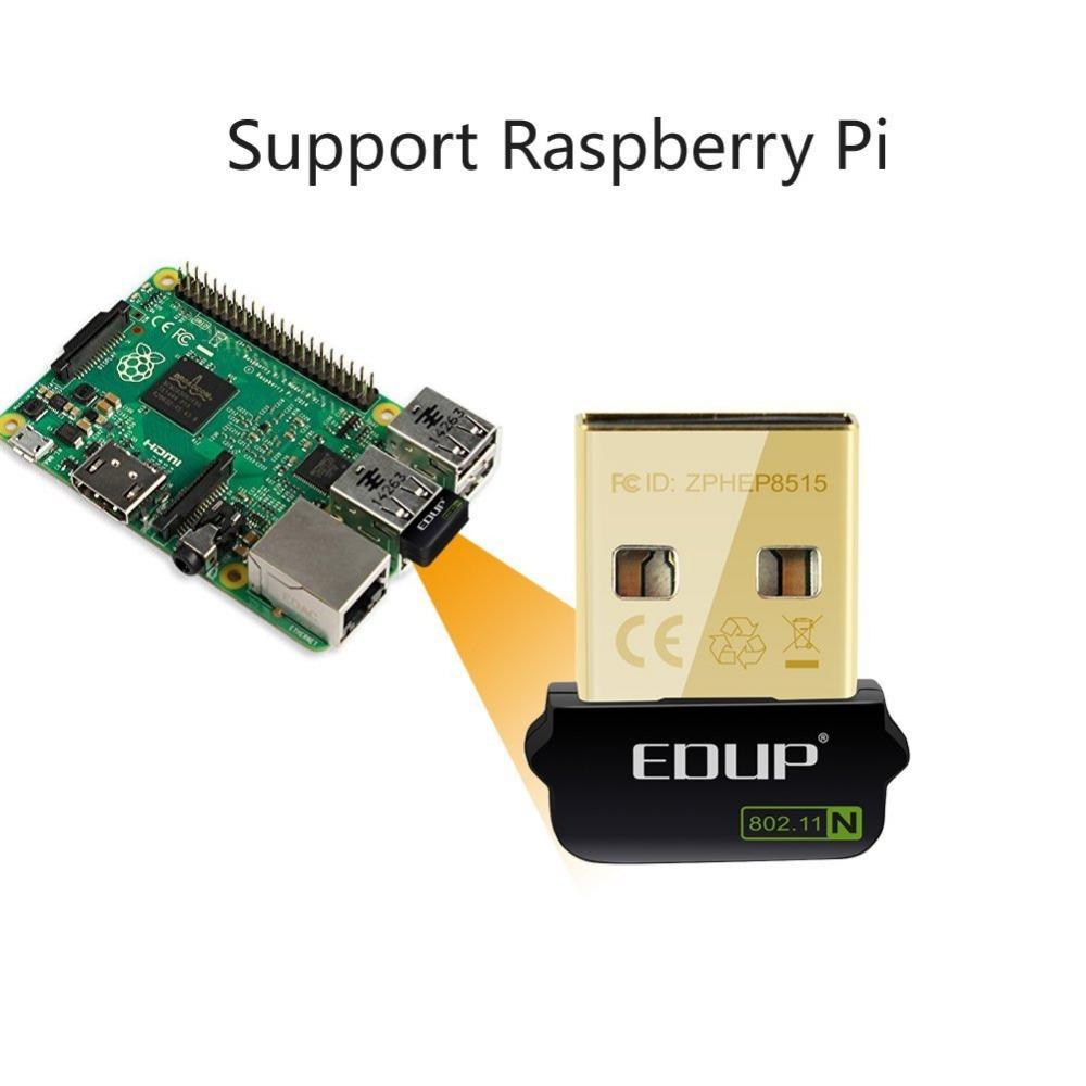 EDUP USB WiFi Adapter 150Mbps - Built-in Antenna, Ethernet Adapter, WiFi Receiver for PC - CALCUMART