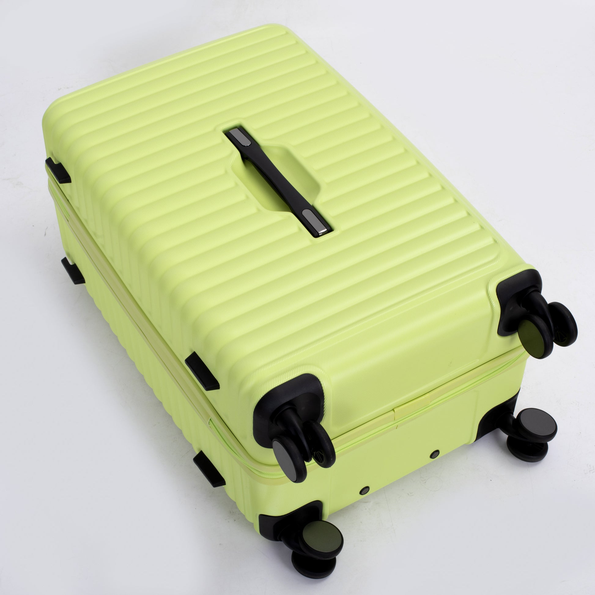 3-Piece Luggage Set — PC+ABS, 360-Degree Spinner Wheels, TSA Lock, Light Green (20"/24"/28") - CALCUMART