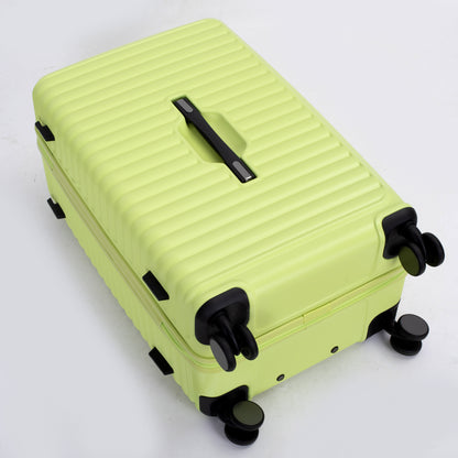 3-Piece Luggage Set — PC+ABS, 360-Degree Spinner Wheels, TSA Lock, Light Green (20"/24"/28") - CALCUMART