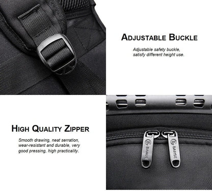 Bange Dyno Water Resistant Laptop Travel Backpack with USB Charging Port [FREE SHIPPING] - CALCUMART