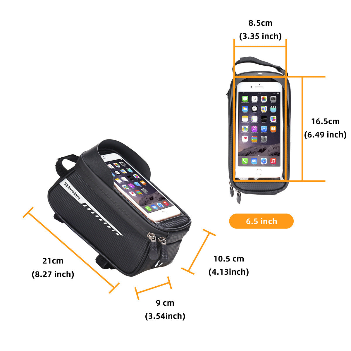 RZAHUAHU Waterproof Mobile Phone Bicycle Case - CALCUMART