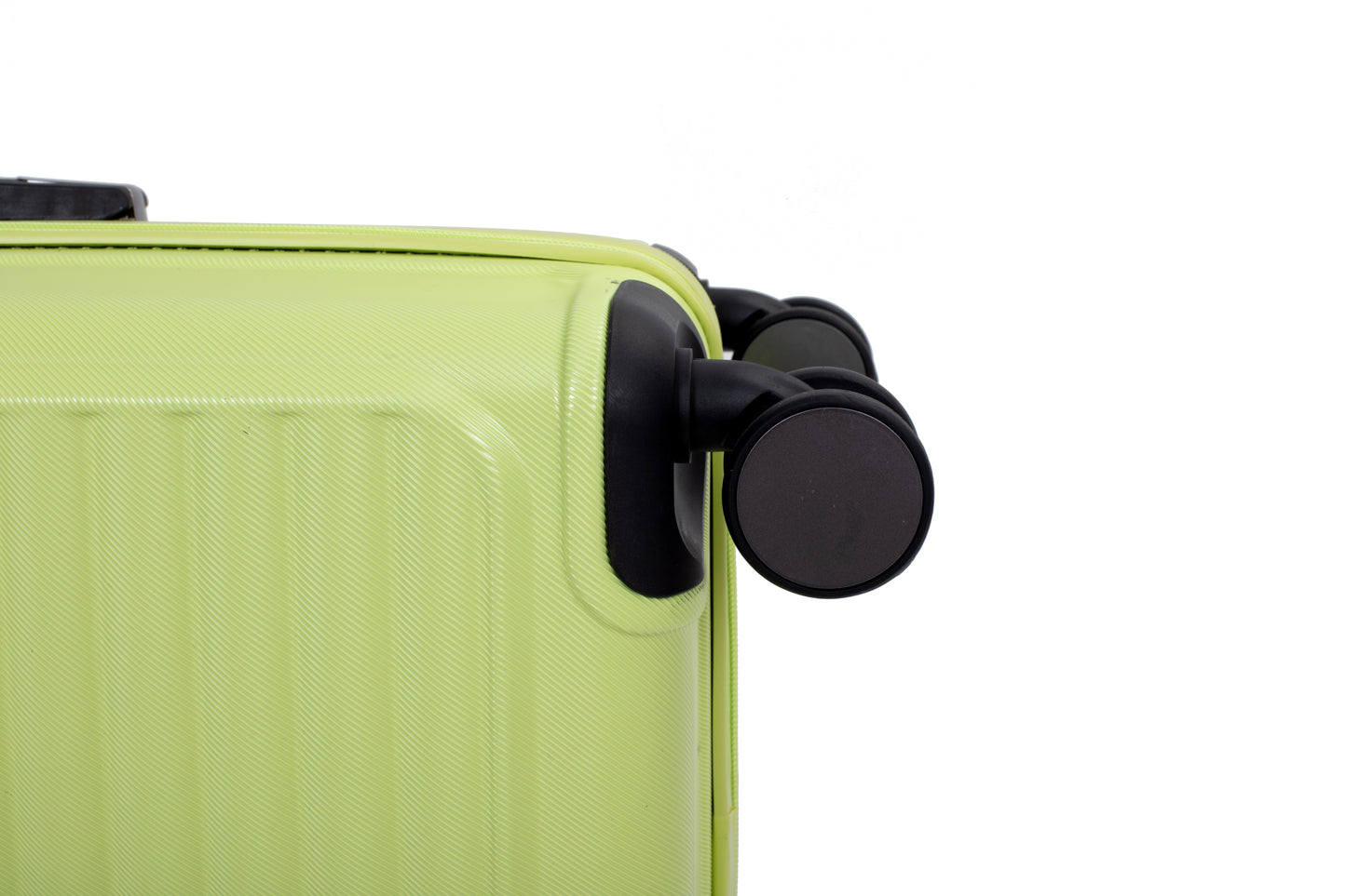 3-Piece Luggage Set — PC+ABS, 360-Degree Spinner Wheels, TSA Lock, Light Green (20"/24"/28") - CALCUMART