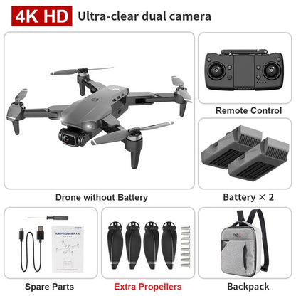 L900 Pro 4K HD Dual Camera Drone with GPS, 5G WiFi FPV, Real-time Transmission, Brushless Motor, and 1.2km RC Distance [FREE SHIPPING] - CALCUMART