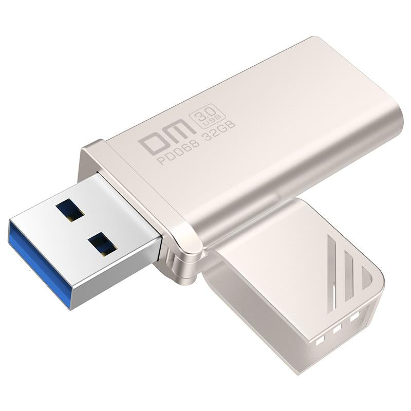 DM PD068 Metallic USB 3.0 Flash Drive: High-Speed Portable Storage [16GB-256GB] - CALCUMART