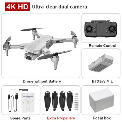 L900 Pro 4K HD Dual Camera Drone with GPS, 5G WiFi FPV, Real-time Transmission, Brushless Motor, and 1.2km RC Distance [FREE SHIPPING] - CALCUMART