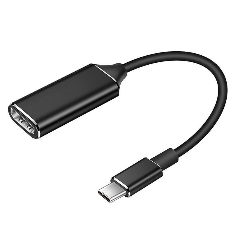 USB-C to HDMI Adapter 4K 30Hz - Type-C to HDMI Cable for Apple MacBook, Samsung Galaxy - CALCUMART