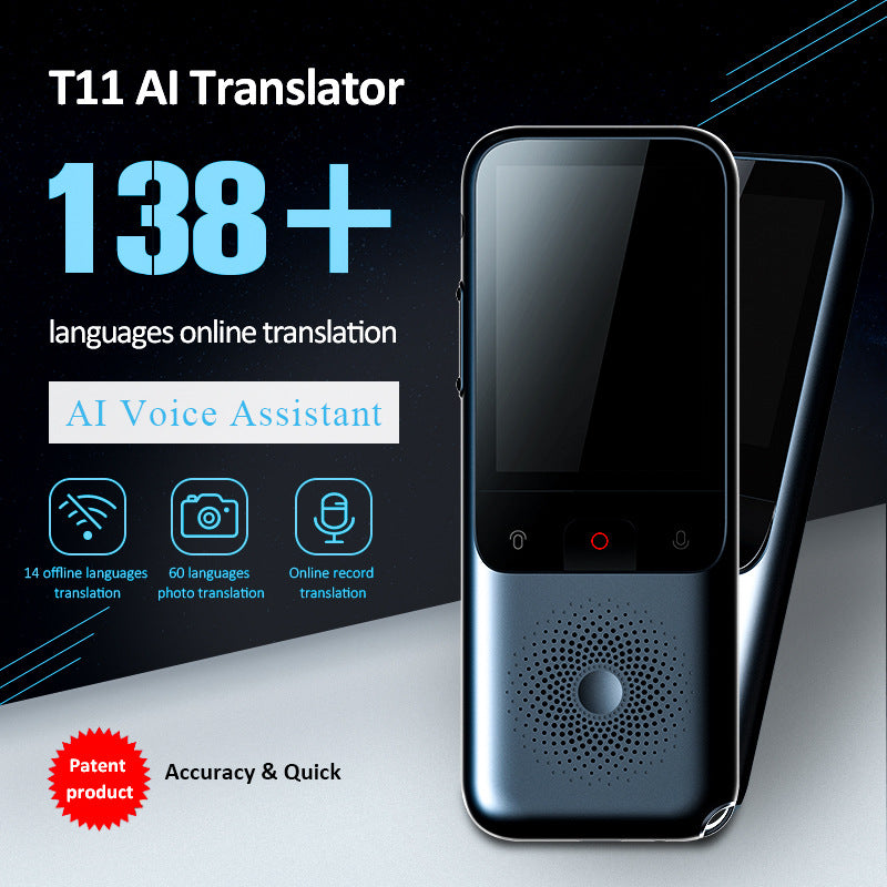 T11 Intelligent Voice Translator - 14 Countries, 138 Languages, WIFI, Camera, Recording - CALCUMART
