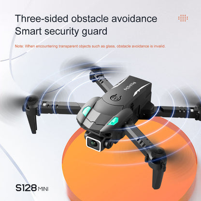 S128 Three-Sided Obstacle Avoidance Drone - 4K Dual Camera HD Aerial Photography Quadcopter with Mini Fixed Height and Remote Control [FREE SHIPPING] - CALCUMART