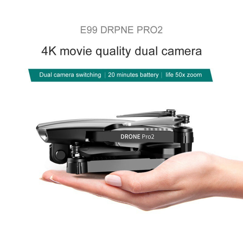 E99 PRO2 Aerial Explorer: Foldable Quad-Axis Drone for Long-Range Aerial Photography and Fixed-Height Precision Flight - CALCUMART