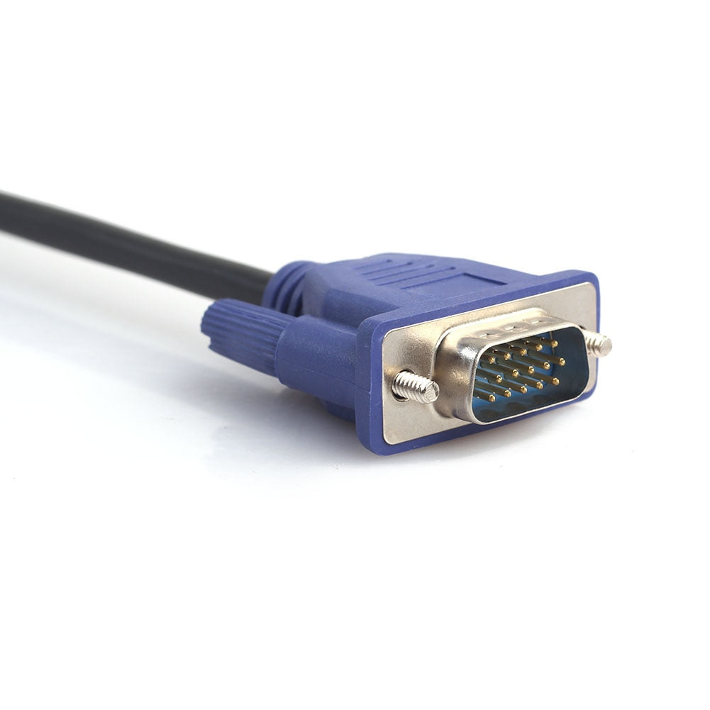 Computer Monitor VGA Extension Cable (1.5m/3m/5m) - Male to Male (HD 15 Pin) - CALCUMART