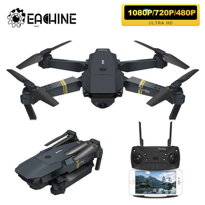 Eachine E58 WiFi FPV Quadcopter Drone X Pro RTF with Wide Angle HD 1080P/720P/480P Camera, Altitude Hold Mode, and Foldable Arms [FREE SHIPPING] - CALCUMART