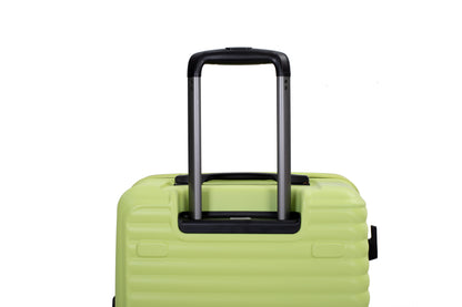 3-Piece Luggage Set — PC+ABS, 360-Degree Spinner Wheels, TSA Lock, Light Green (20"/24"/28") - CALCUMART