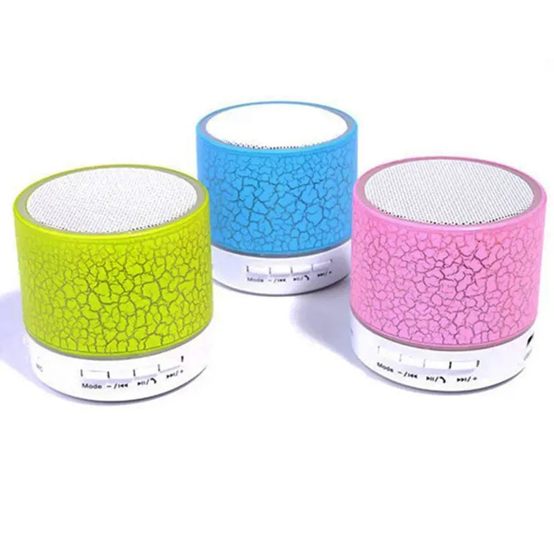 A9 Mini Bluetooth Wireless Speaker with LED Lights - CALCUMART