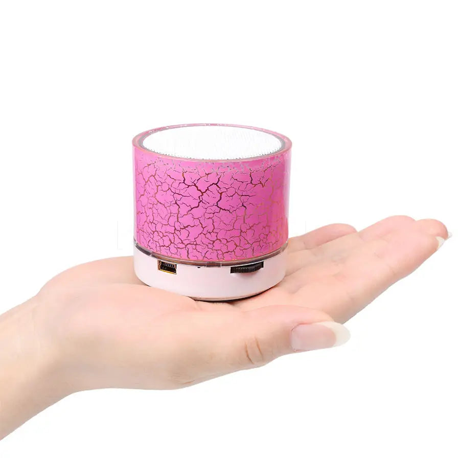 A9 Mini Bluetooth Wireless Speaker with LED Lights - CALCUMART