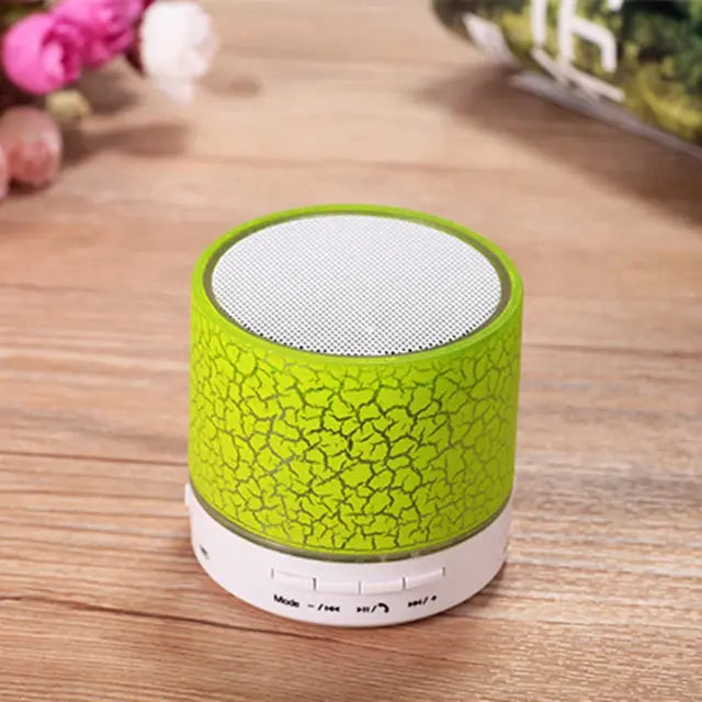 A9 Mini Bluetooth Wireless Speaker with LED Lights - CALCUMART