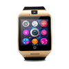 Q18 Smartwatch with Bluetooth, Camera, Social Media Sync, SMS Support, SIM and TF Card Compatibility for iOS and Android - CALCUMART