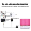 A9 Mini Bluetooth Wireless Speaker with LED Lights - CALCUMART