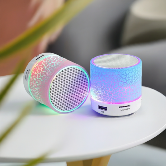 A9 Mini Bluetooth Wireless Speaker w/LED Lighting - CALCUMART