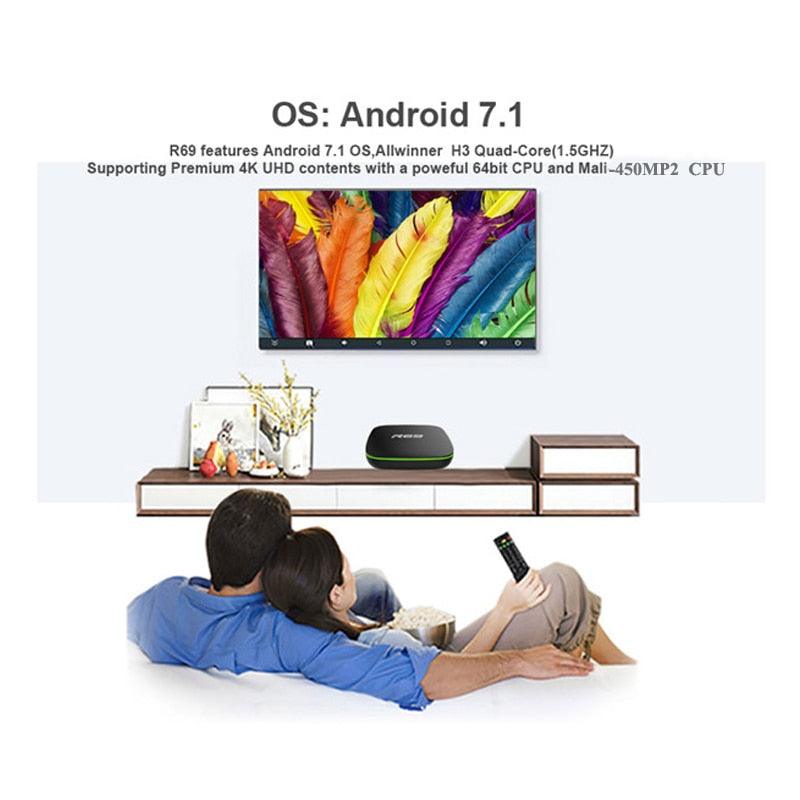 R69 Smart Android 7.1 TV Media Player - CALCUMART