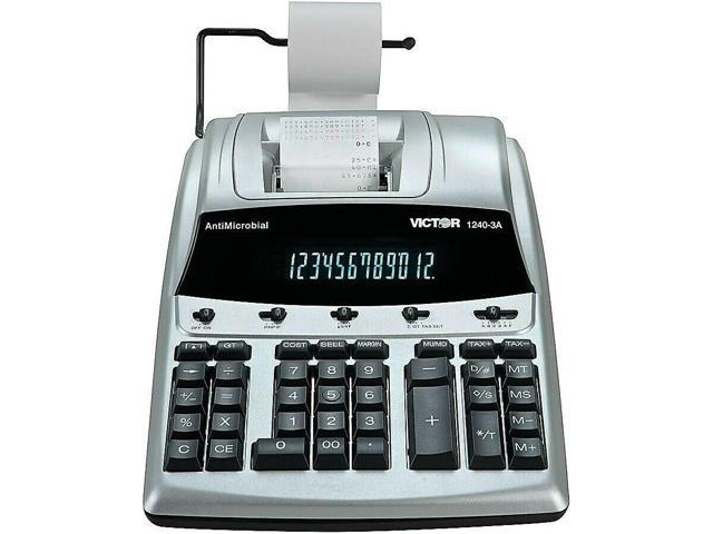 Victor Technology Victor 1240-3A 12-Digit Desktop Calculator, - CALCUMART