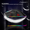 BM600 2.4GHz Wireless Gaming Mouse with 7 Buttons, RGB Backlit, 1600 DPI, Rechargeable, and Honeycomb Design - CALCUMART