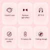 STN-28 Foldable Over Ear Music Headset with Glowing Cat Ear Headphones, Wireless BT5.0 Earphone, Mic, and LED Lights for PC and Mobile Devices - CALCUMART